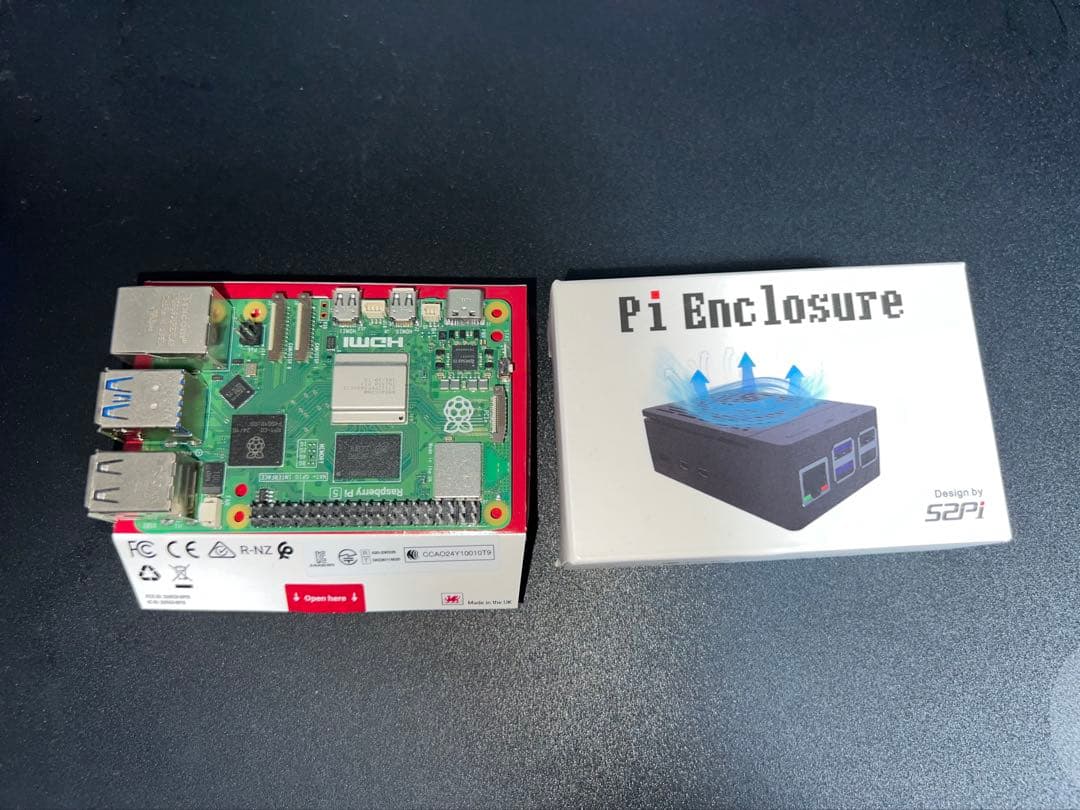 Raspberry Pi 5 4GB ラズベリーパイ5 (ケース付き)