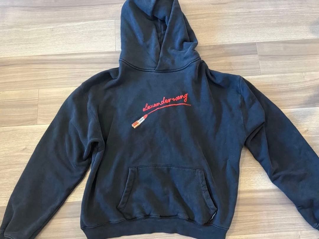 alexanderwang リップスティックプリント パーカー　XL