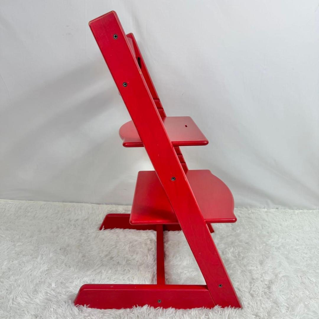 【廃盤】STOKKE ストッケ　トリップトラップ　SN4〜 レッド　827-1
