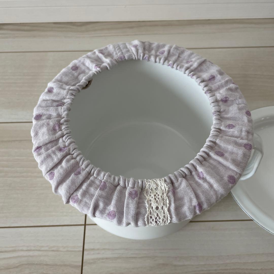 新品未使用　野田琺瑯の琺瑯おまる　ことりのオリジナルデザイン　専用カバー付き