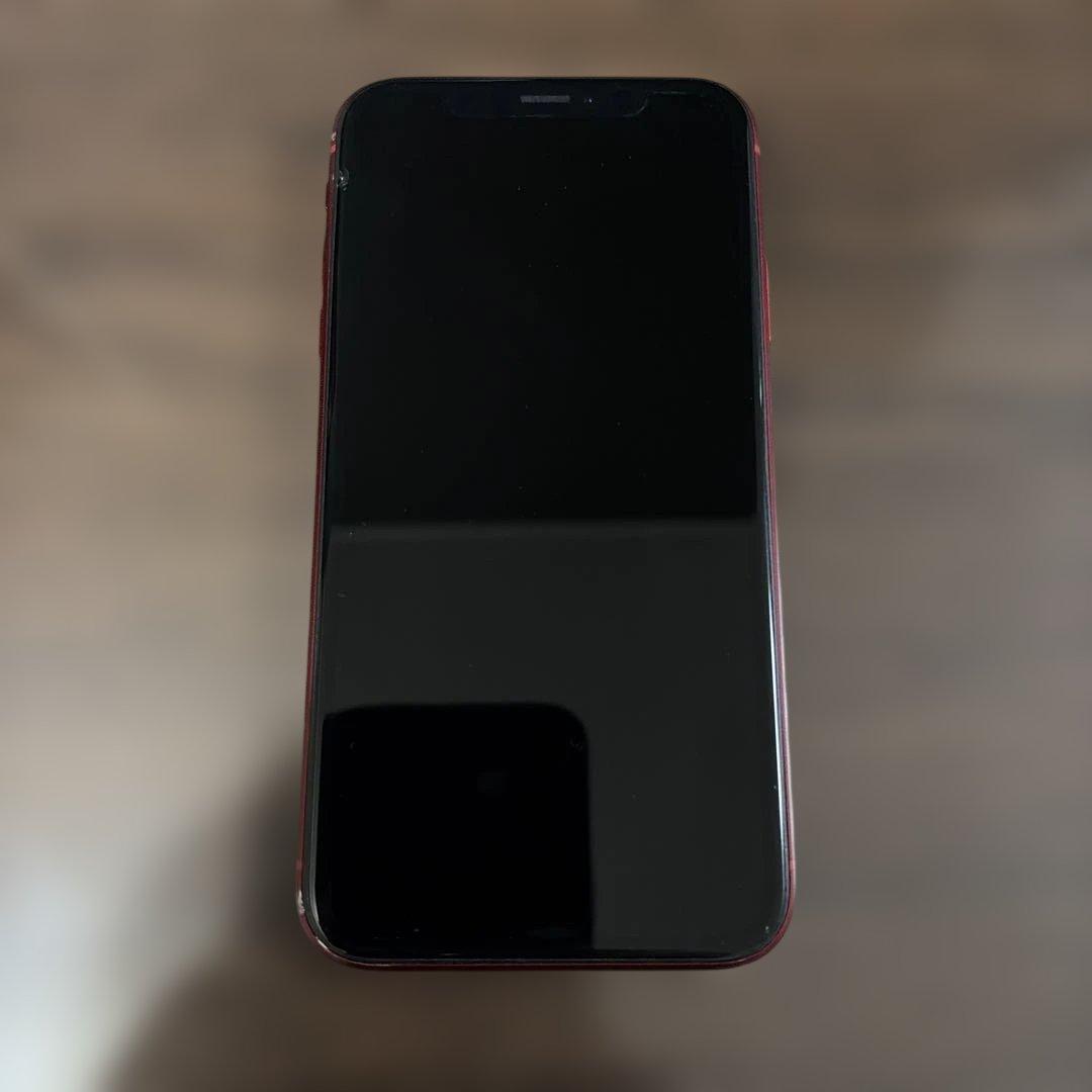iPhone10R SIMフリー　レッド