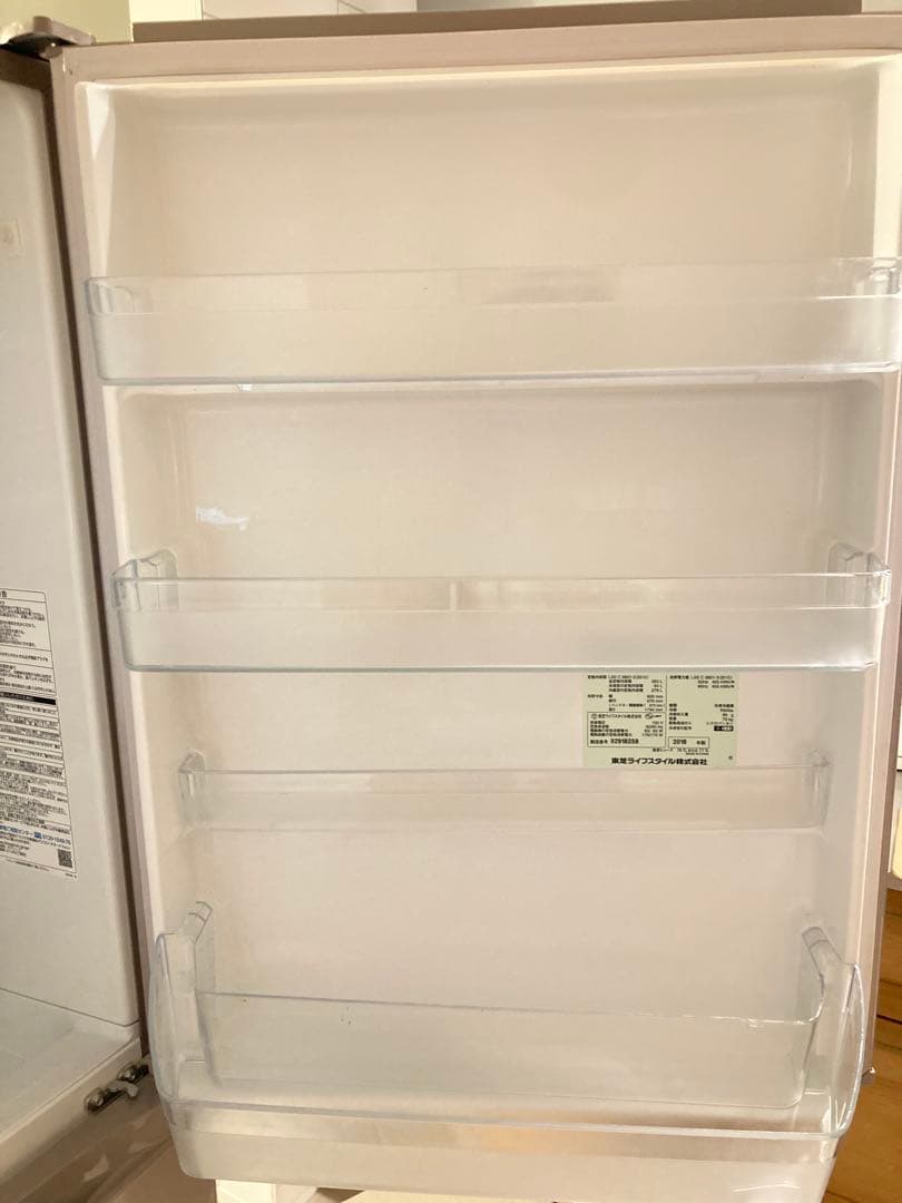 冷蔵庫　TOSHIBA 東芝　GR-H38S 消毒　清掃済み　冷凍庫　右開き