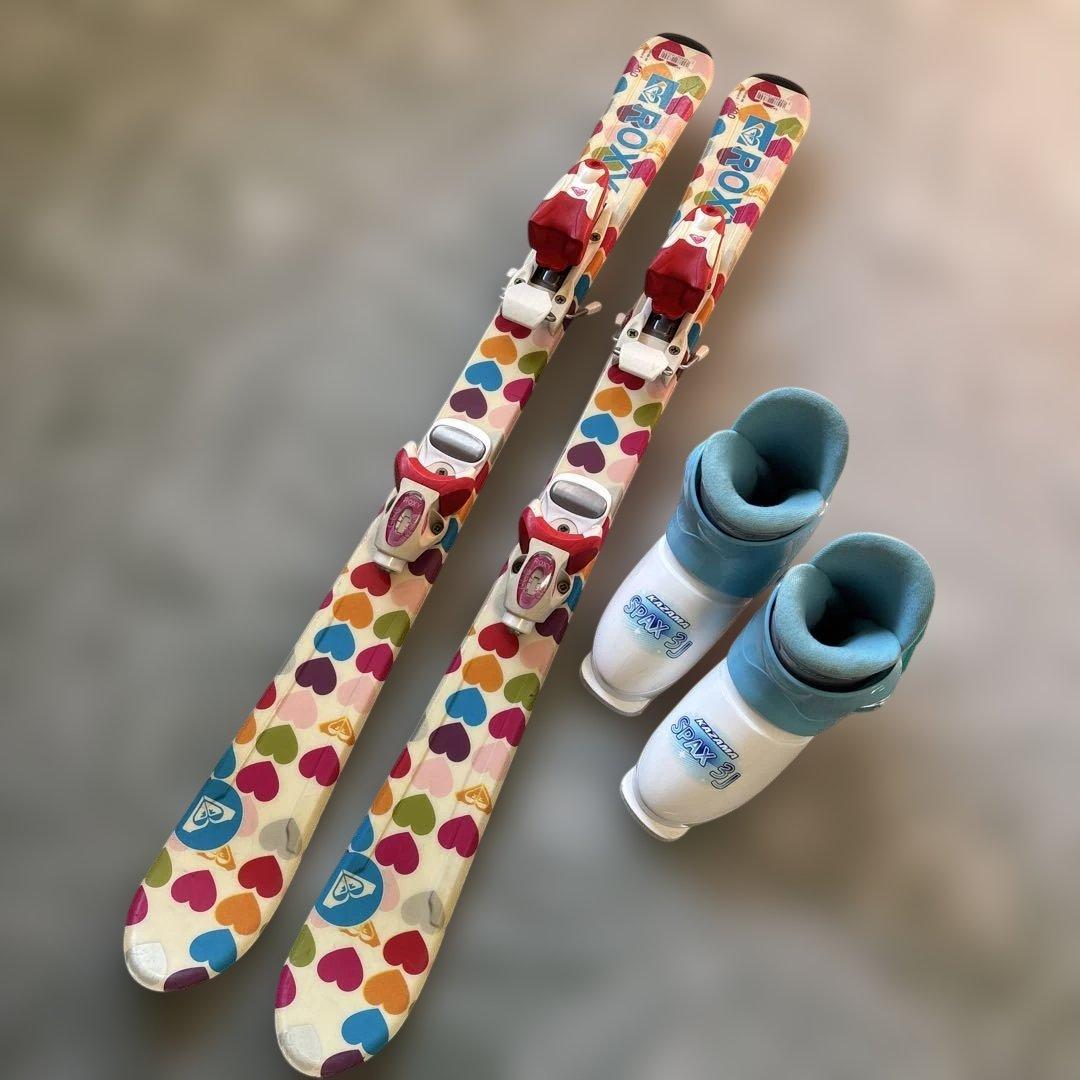 ROXY ロキシー　スキー板100cm KAZAMA ブーツ19〜20cmセット