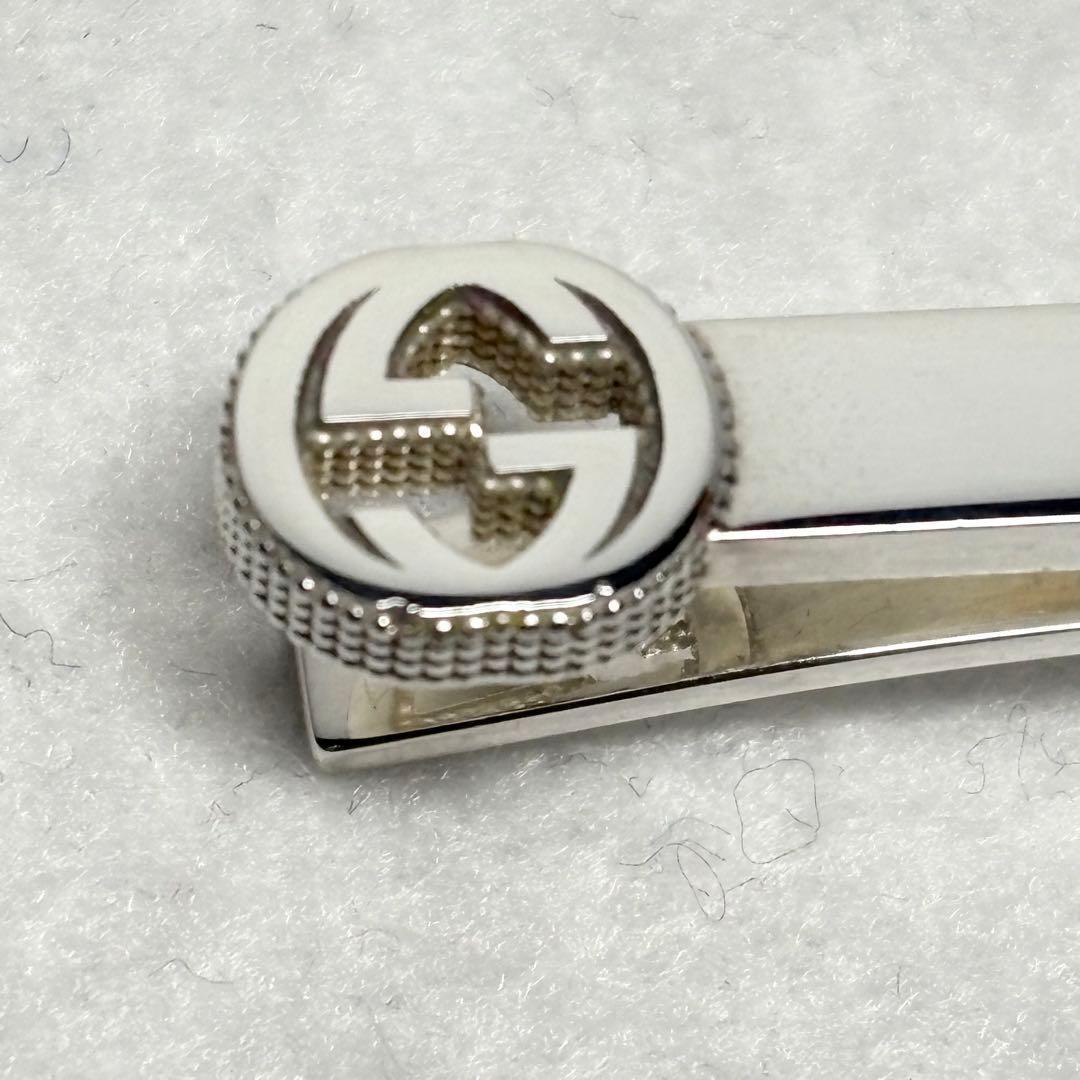 GUCCI★ネクタイピン インターロッキング シルバー925 卒業式 パーティー