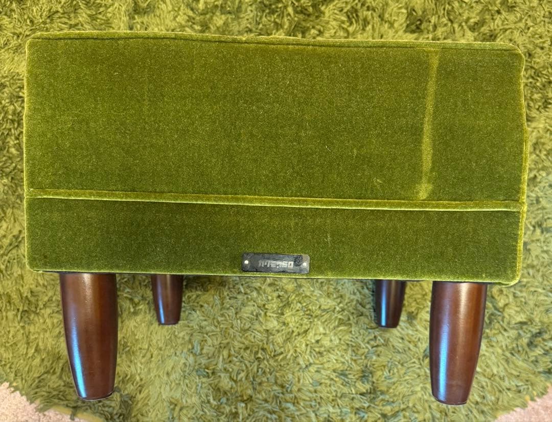 カリモク60 オットマン モケットグリーン