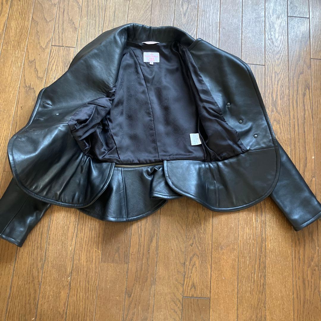 vivienne westwood 羊皮ライダースジャケット　size3