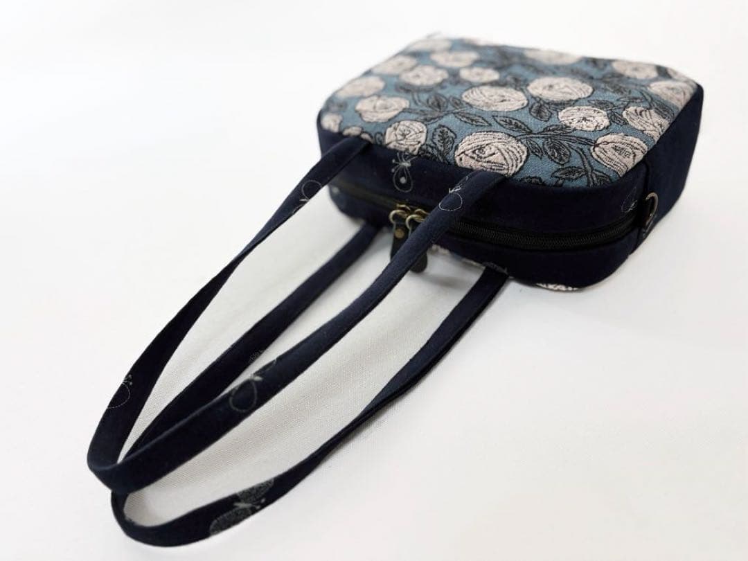 あ*ぺ様 新春価格　ミナペルホネン＊スクエアボストン＊rosy ピンク＋chou