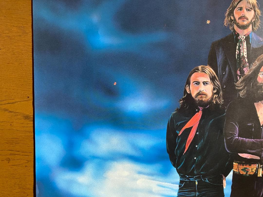 横尾忠則 「The Beatles ビートルズ」ポスター ピン穴なし