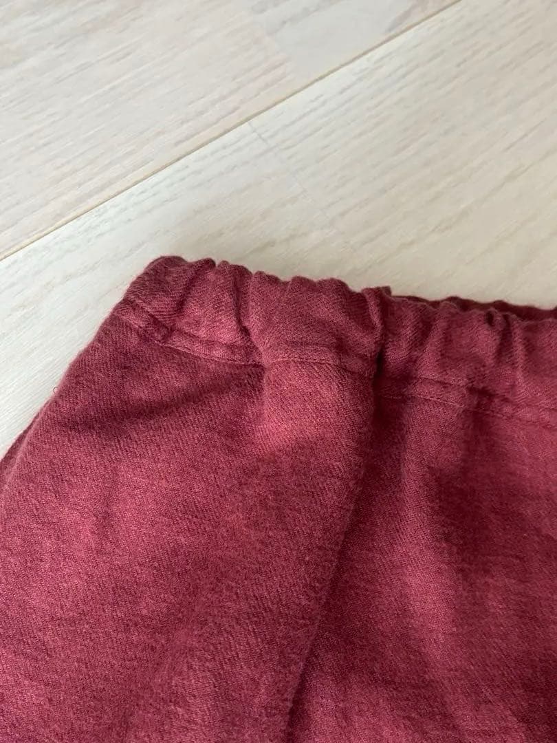 美品pot-pourriリネン 100%パンツ /ウエストゴム/紐付き日本製