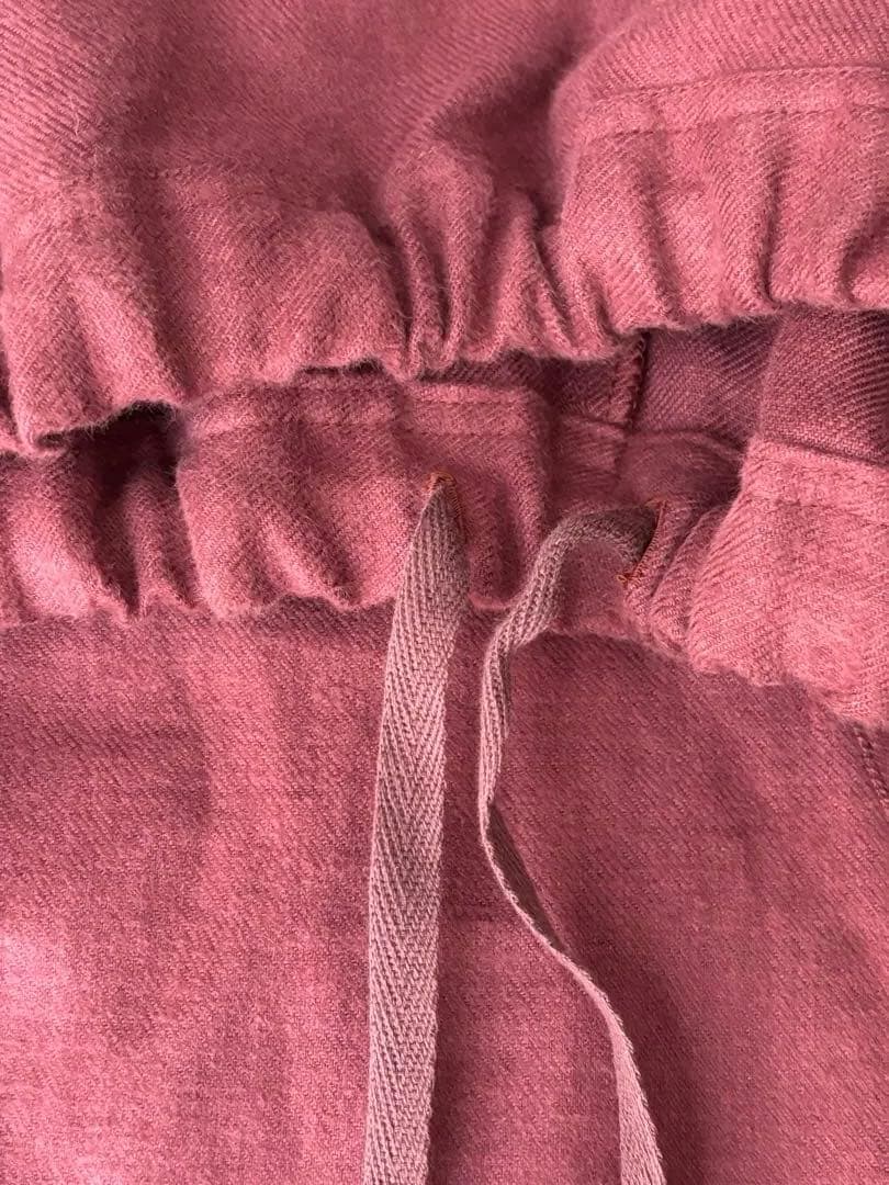 美品pot-pourriリネン 100%パンツ /ウエストゴム/紐付き日本製