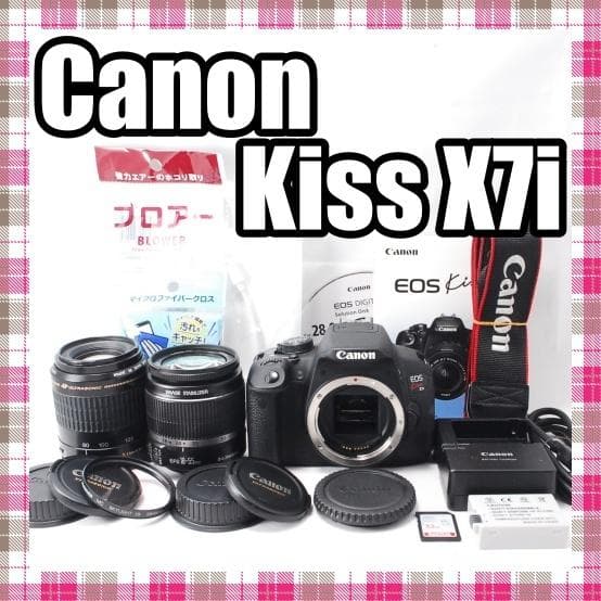 ✨超豪華✨ショット数4042回✨Canon kiss X7i ダブルレンズセット