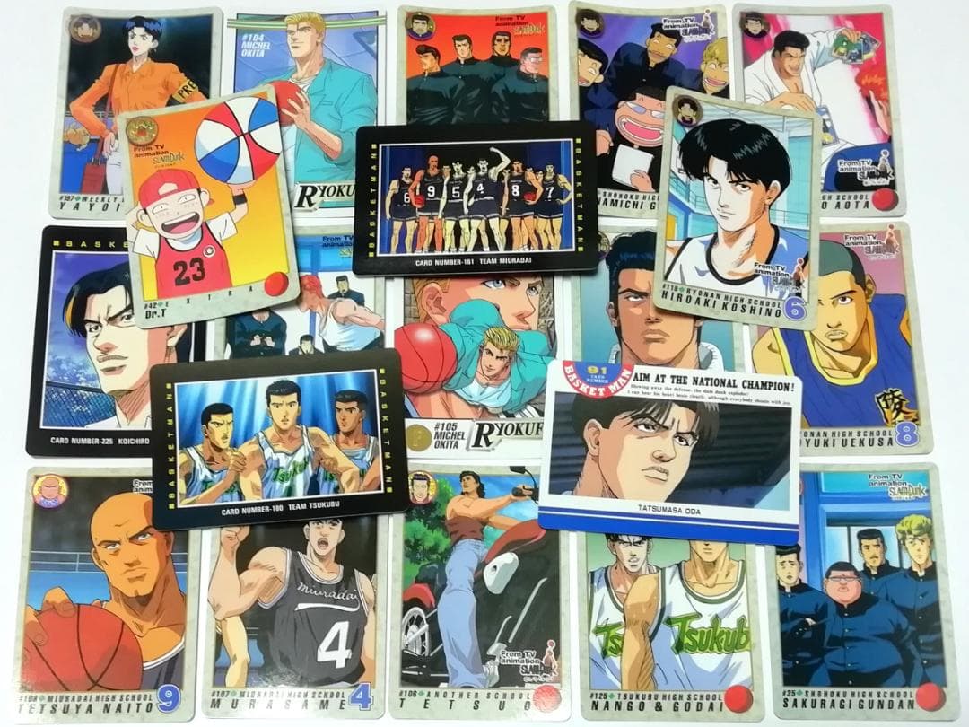 【バラ売り可能】桜木軍団ほか ２０枚 スラムダンク カードダス アマダ 初期