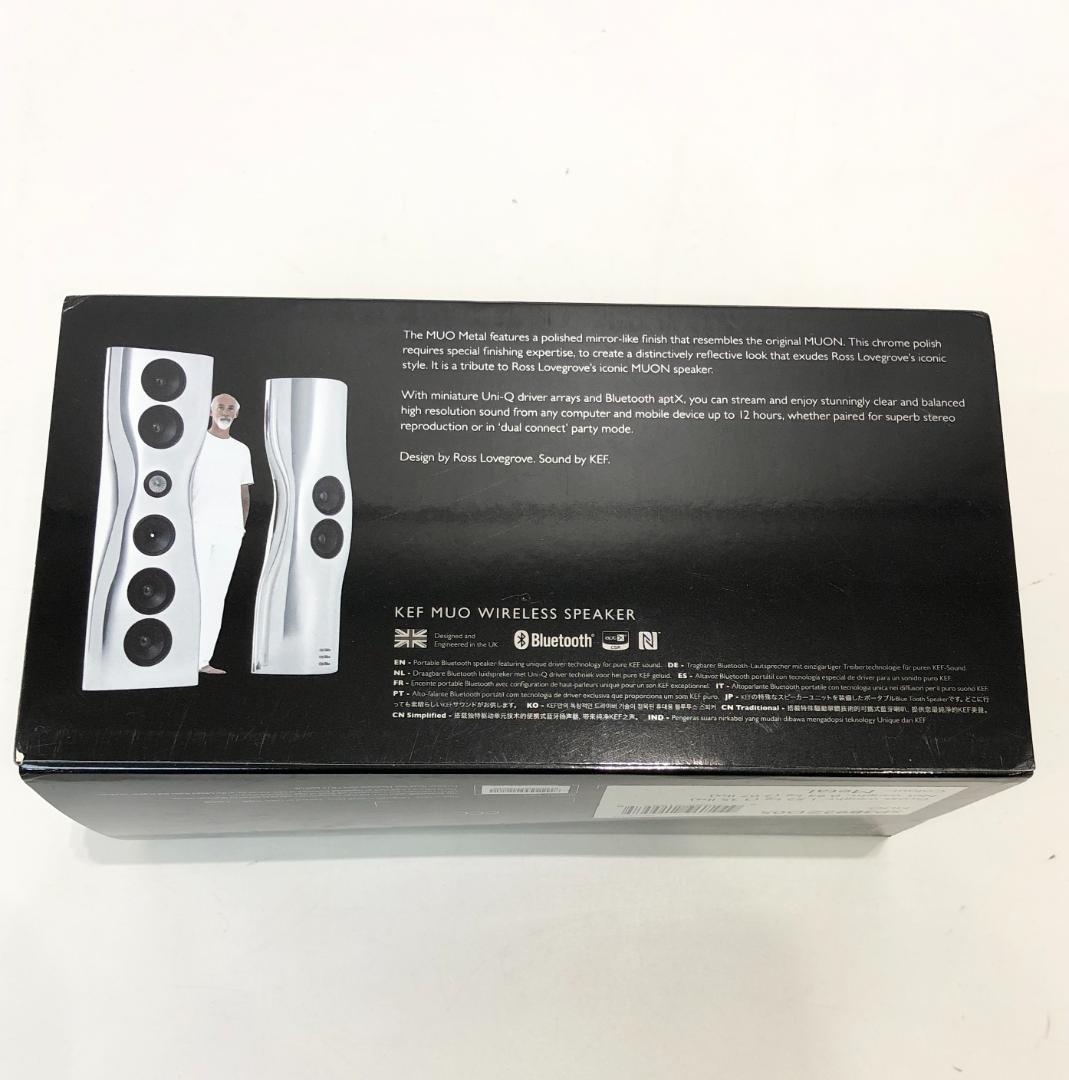 【美品・箱付】 KEF MUO WIRELESS SPEAKER