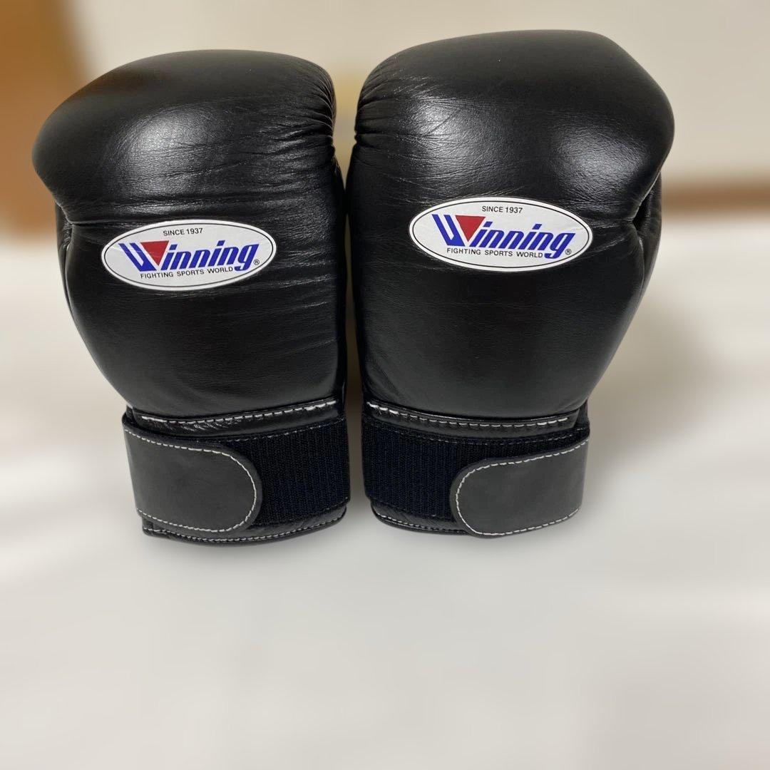Winning ボクシンググローブ 10 oz 日本製黒