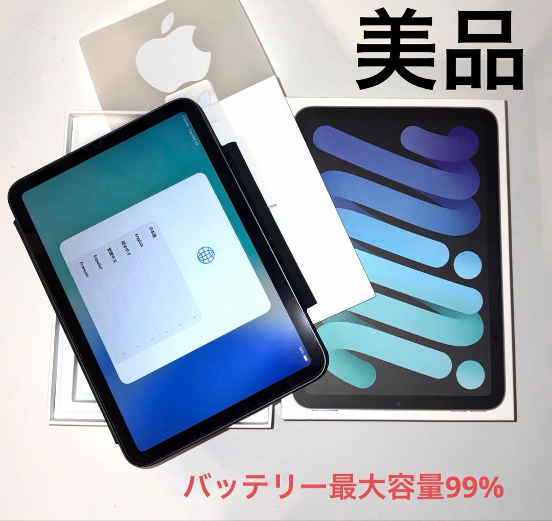 黒染めiPad mini 6 スペースグレイ　64GB