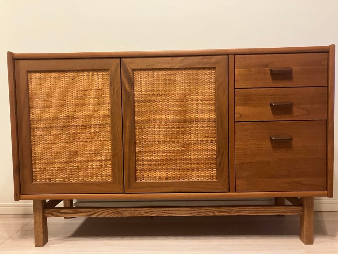 【お値引き】unico WICK(ウィック) キャビネット W1200 USED