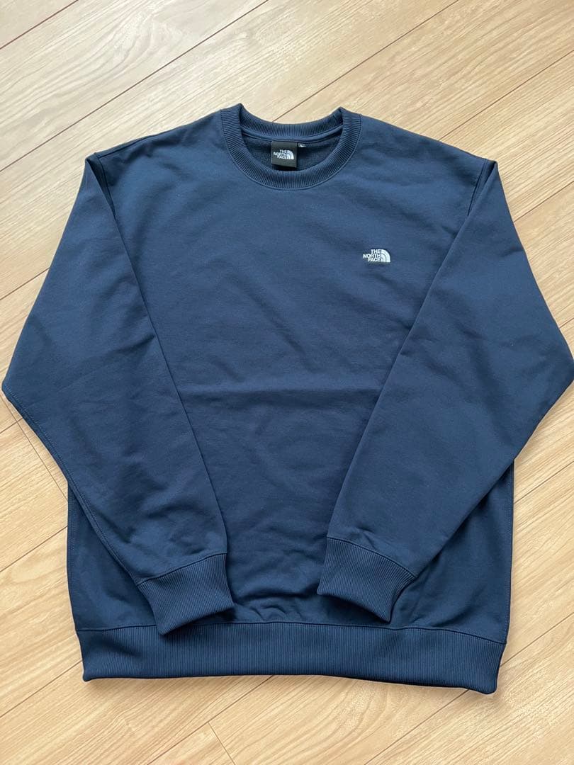 THE NORTH FACE スモールロゴヘザースウェットクルー　L