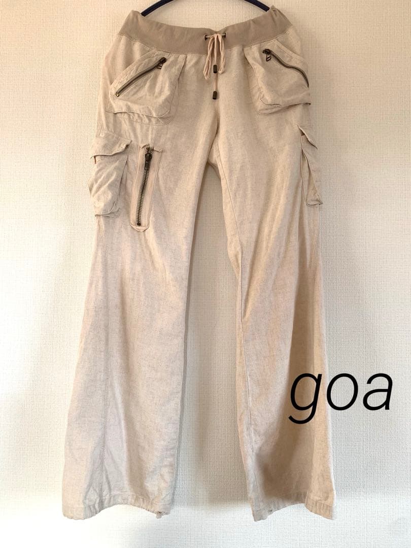 goa ミリタリー カーゴパンツ ベージュ FREE
