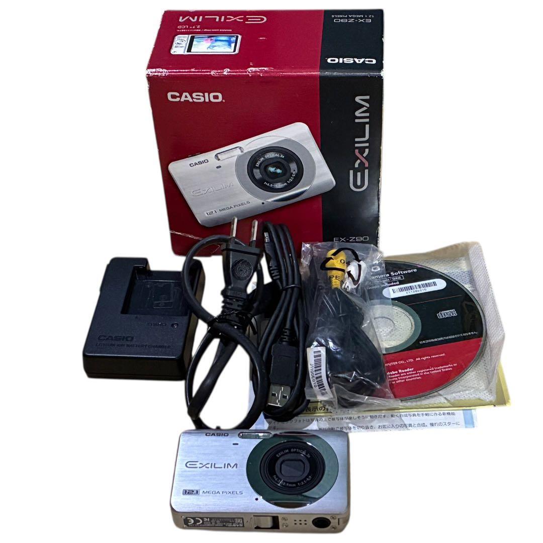 CASIO EXILIM EX-Z90 レトロデジカメ 完動品 付属多数