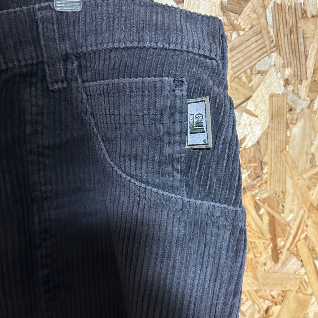levi's silver tab コーデュロイ W36 グレー 太畝 バギー