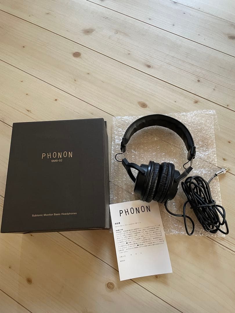 PHONON SMB-02 ヘッドホン モニターヘッドホン 有線 商品説明必読