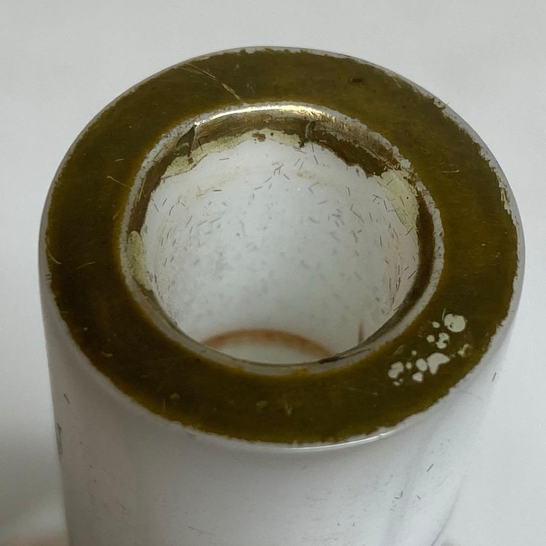 中国美術 乾隆年製 ガラス花入 h16.5cm 東キ8-0121①