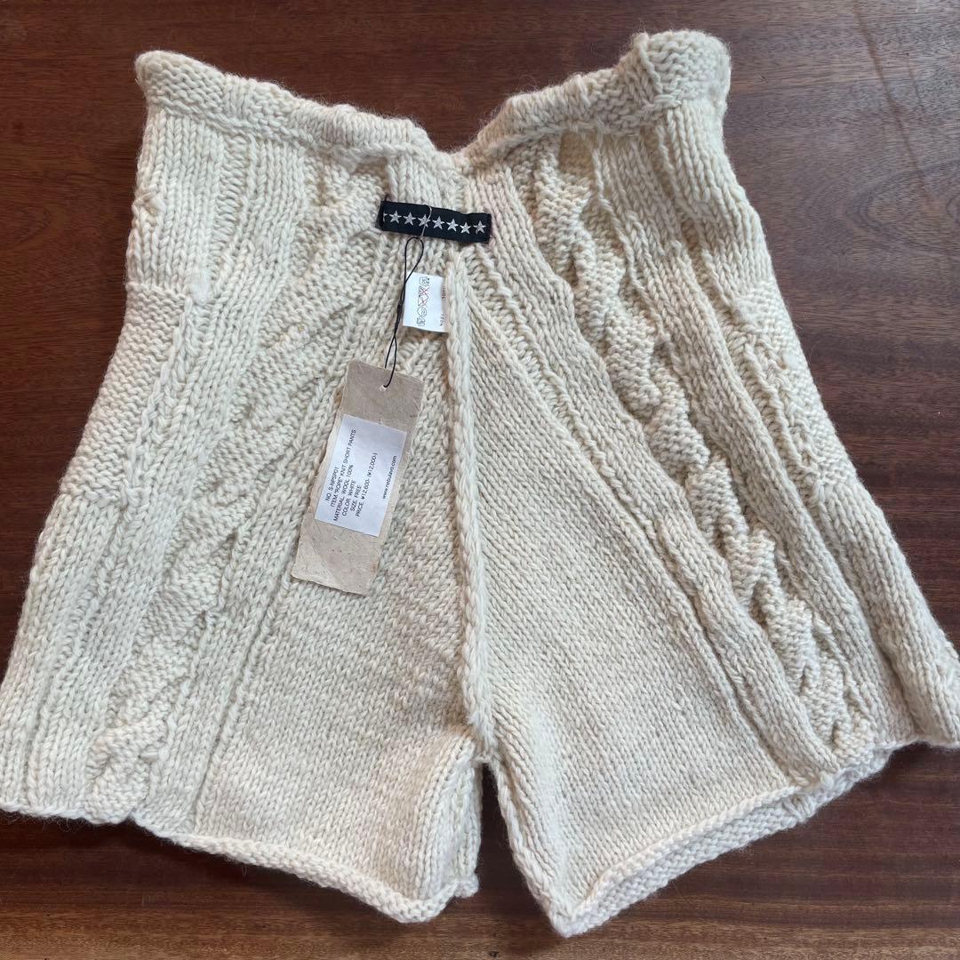 【新品未使用】NEBULAVO “ROPE”KNIT SHORT PANTS