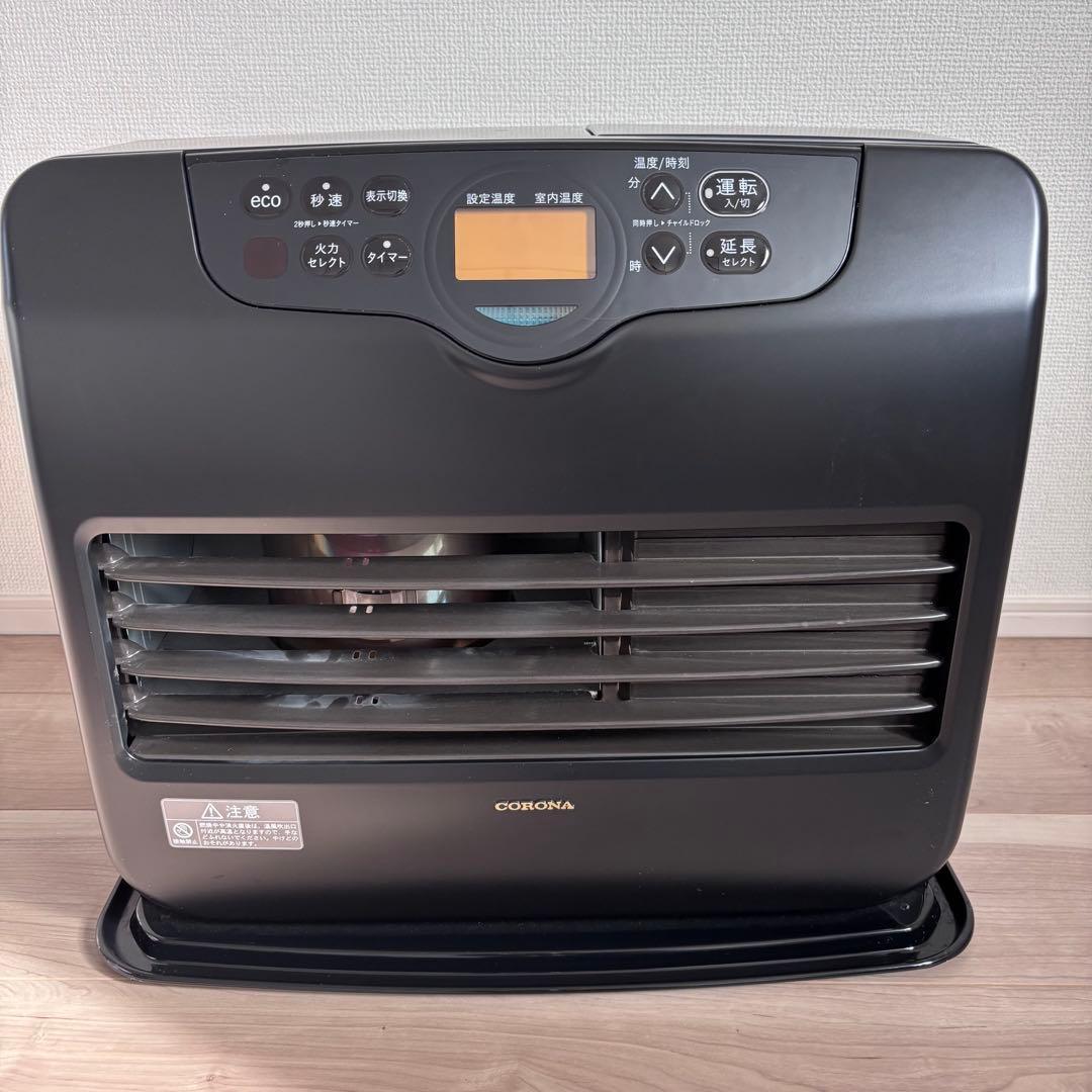 コロナ 石油ファンヒーター 黒