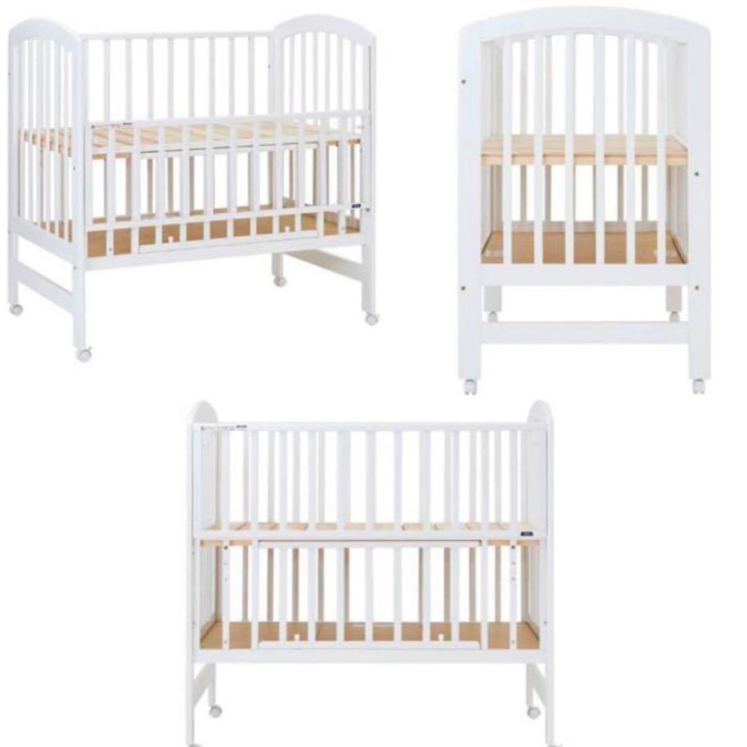 KATOJI ベビーベッド ホワイト 120x70cm