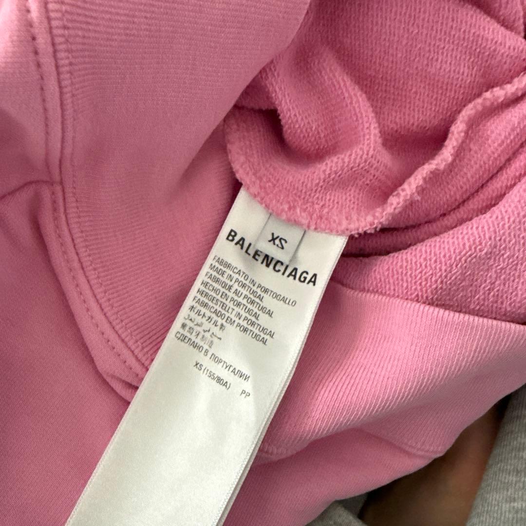 BALENCIAGA ピンク パーカー ユニセックス