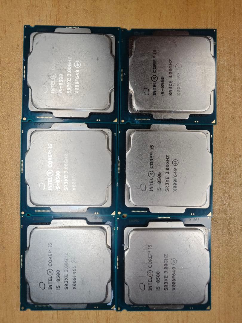 Intel Core i5-8500 CPU 6個セット