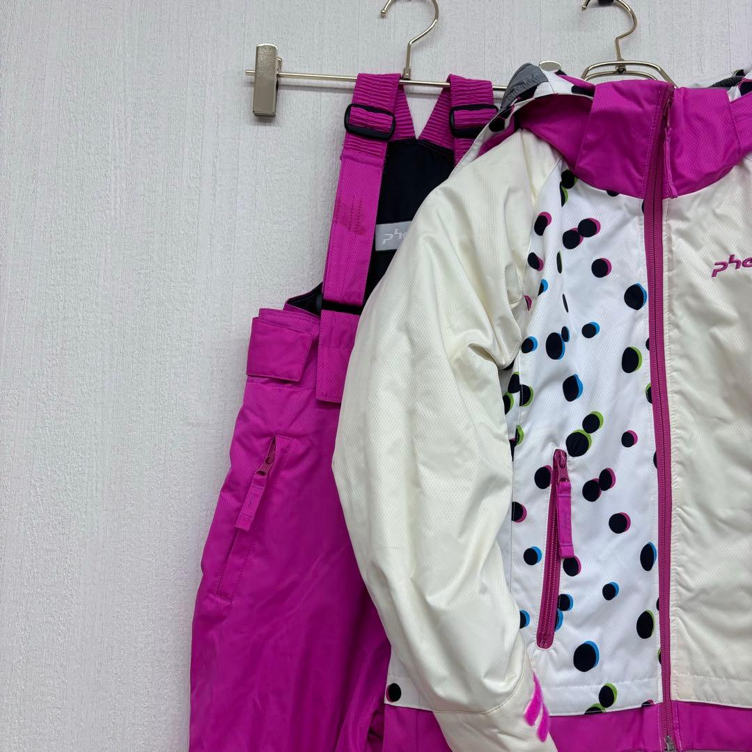 美品⭐️ フェニックス phenix ドット柄 スキーウェア キッズ 上下セット