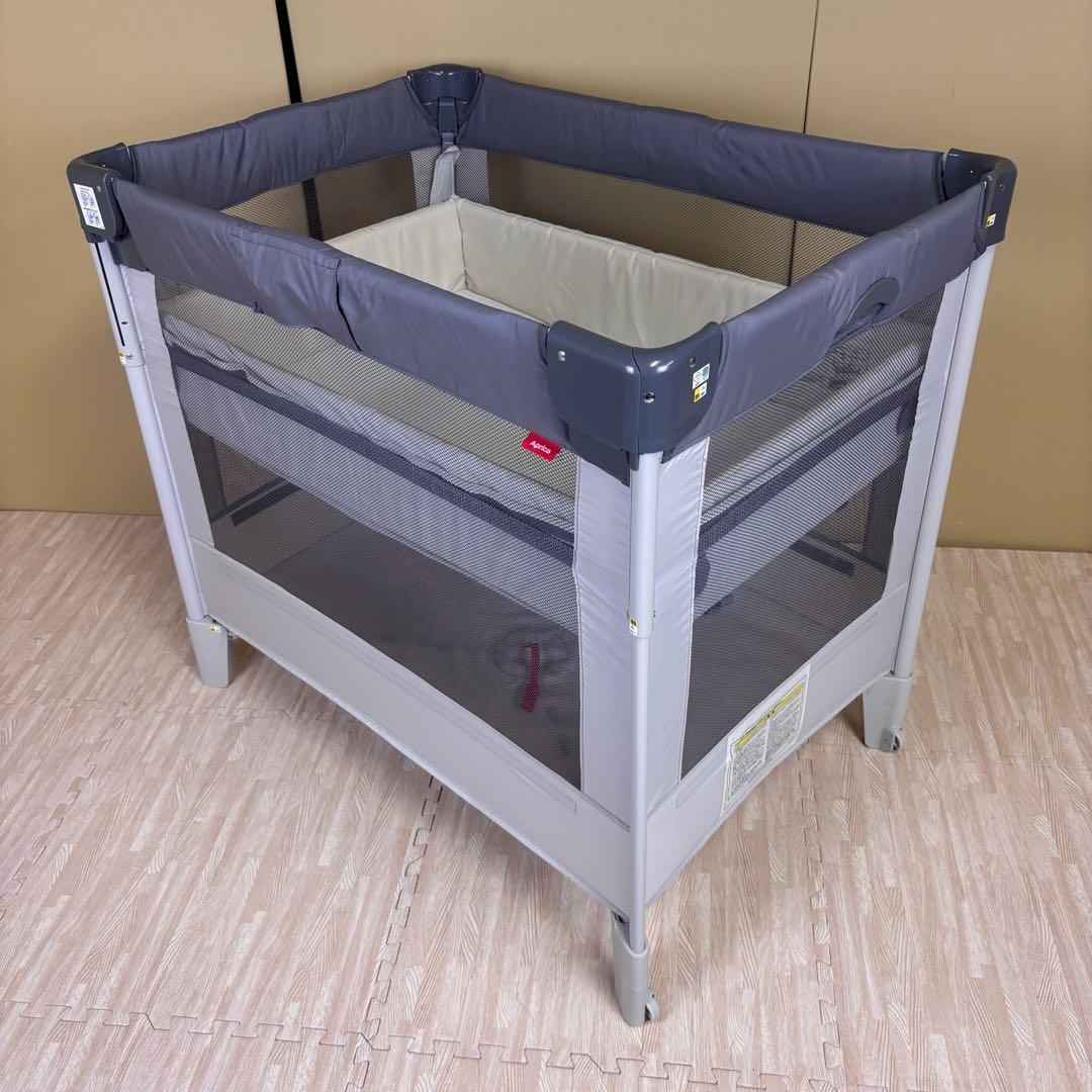 極上クリーニング済　☆未使用に近い☆　アップリカ　ココネル　エアー　AB　グレー