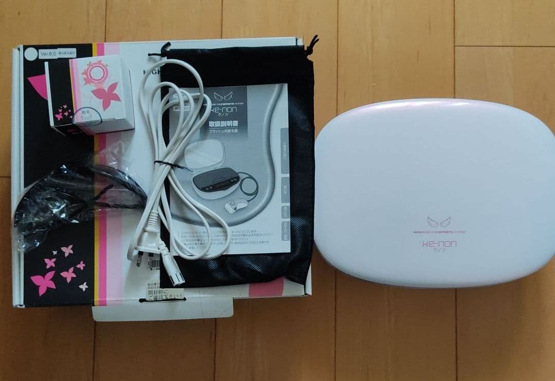 美品 ケノン ver.8.0 眉毛脱毛器付き 脱毛器 美顔器