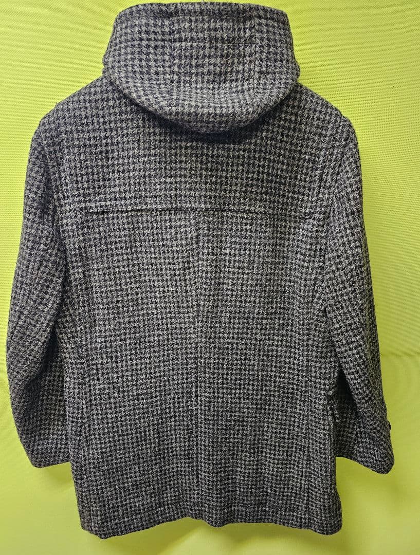 テイジンメンズショップ　ハリスツイード　ダッフルコート　LL