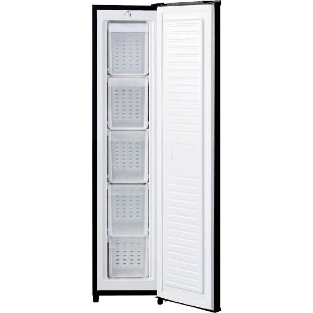 ウッズ様新品未使用箱不良　山善　冷凍庫 90L 右開き YF-SU90(B)