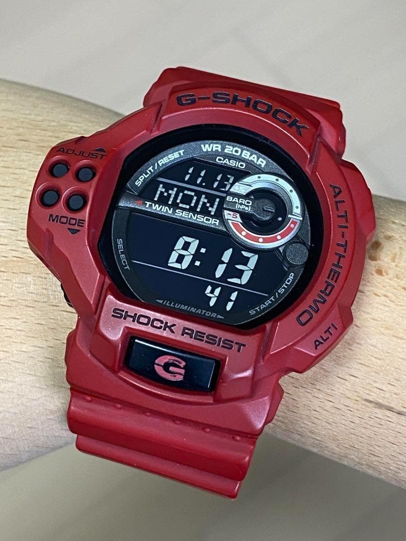 デカG/G-SHOCK/GDF-100/絶版/マットレッド/赤/ビンテージ/レア