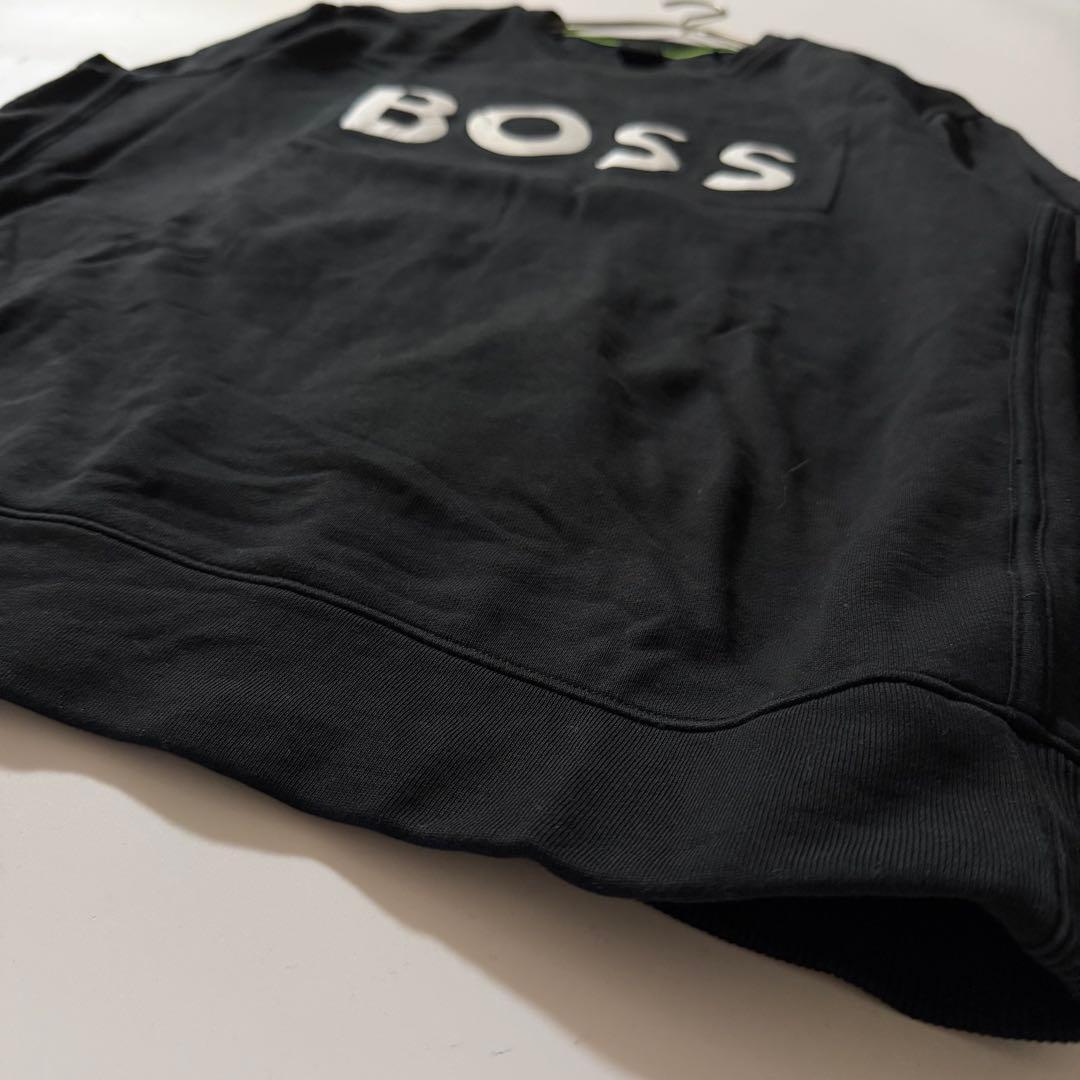 センターロゴ✨HUGO BOSS 大谷翔平 クルーネックスウェット ブラック M