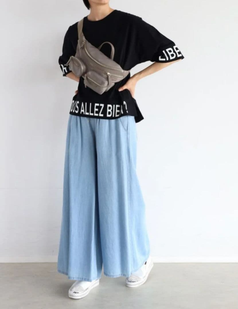 新品タグ付き ペシンシャ ポケットデザイン ショルダーバッグ グレー