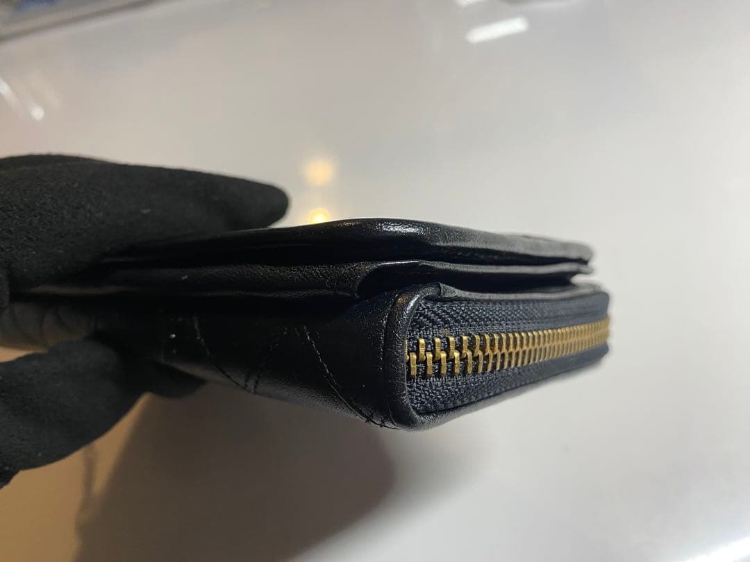CHANEL ヴィンテージ長財布　黒