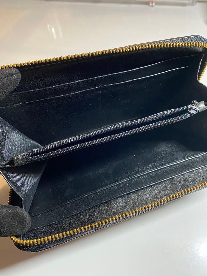 CHANEL ヴィンテージ長財布　黒