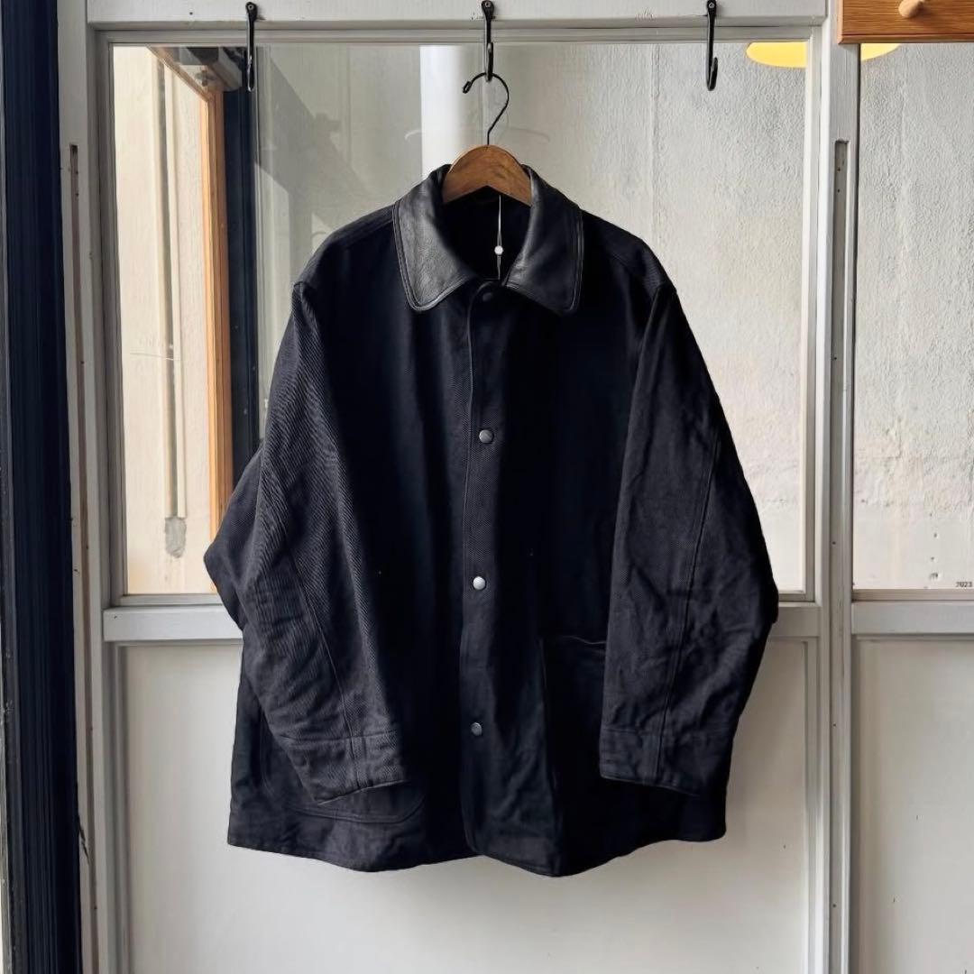 本日限定 COMOLI 25AW デニムレザーワークジャケット 1