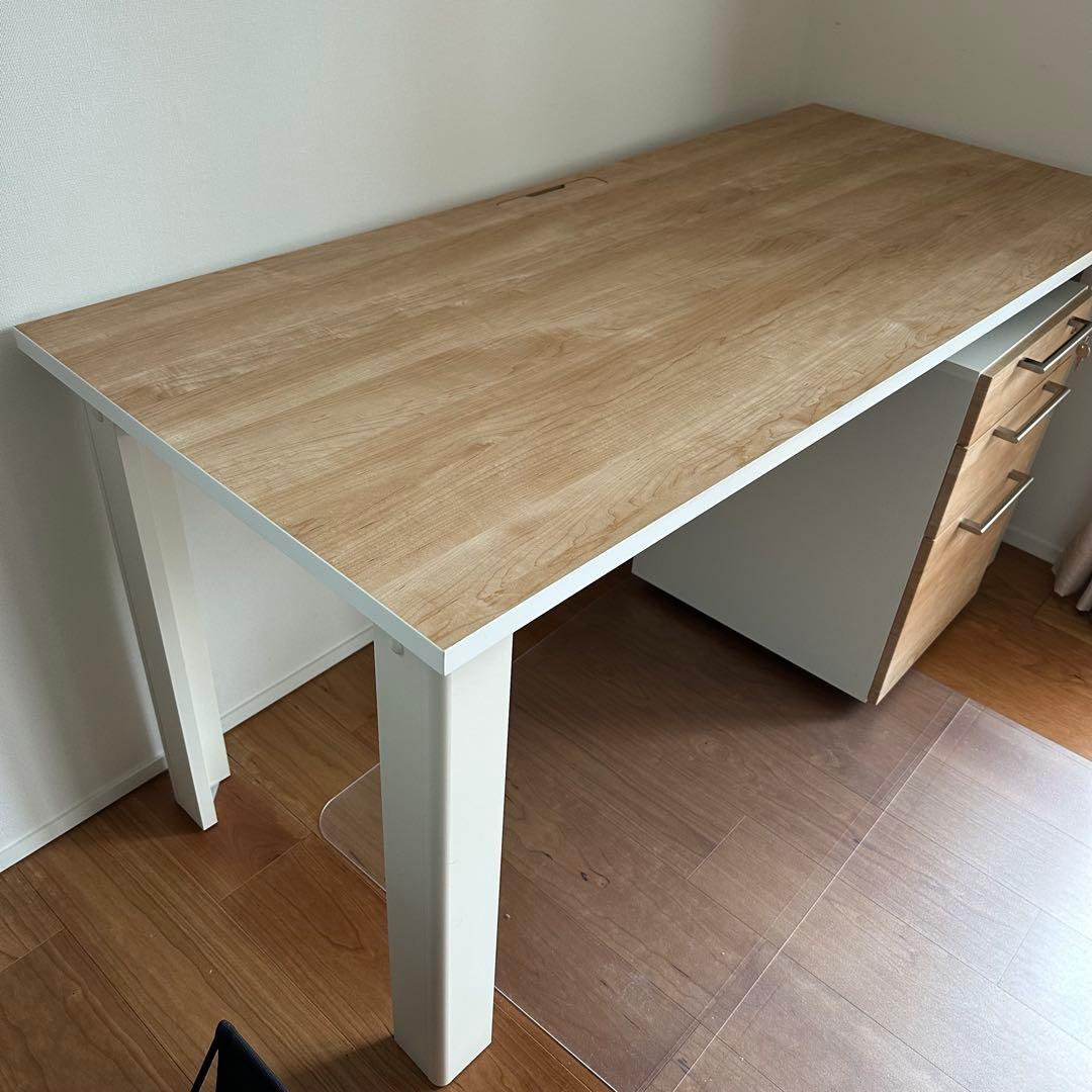 ①書斎机 学習机 デスクホリス ※机本体のみ (1/2)