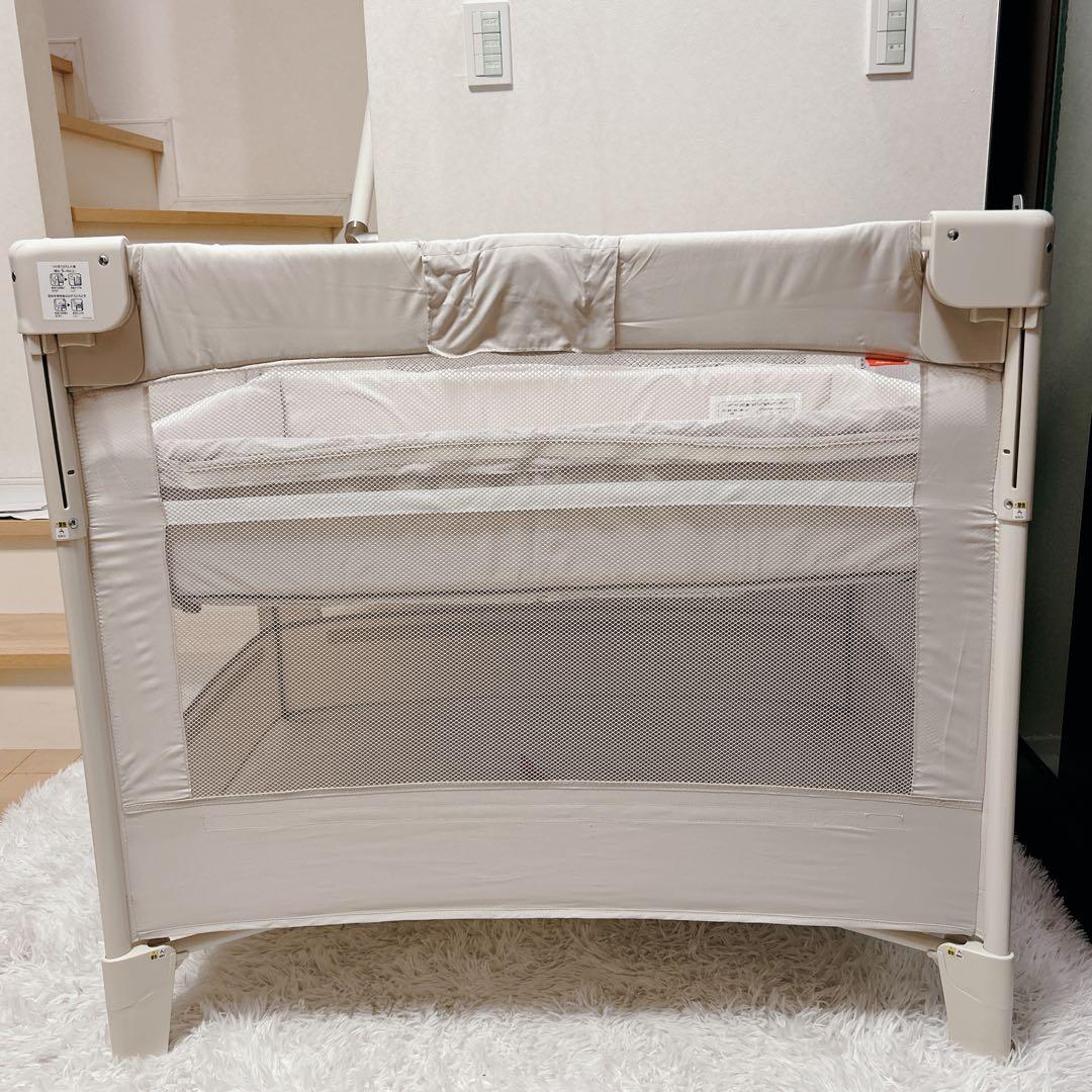【美品】Aprica アップリカ ココネルエアー ベビーベッド 折りたたみ