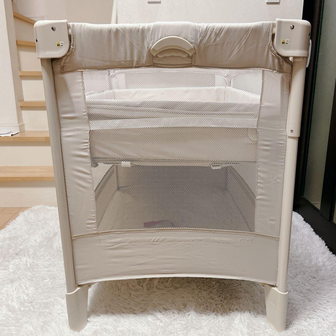 【美品】Aprica アップリカ ココネルエアー ベビーベッド 折りたたみ