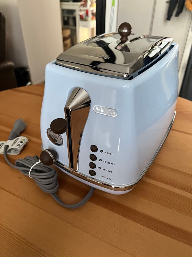 未使用デロンギ アイコナ・ヴィンテージ ポップアップトースター アズーロブルー