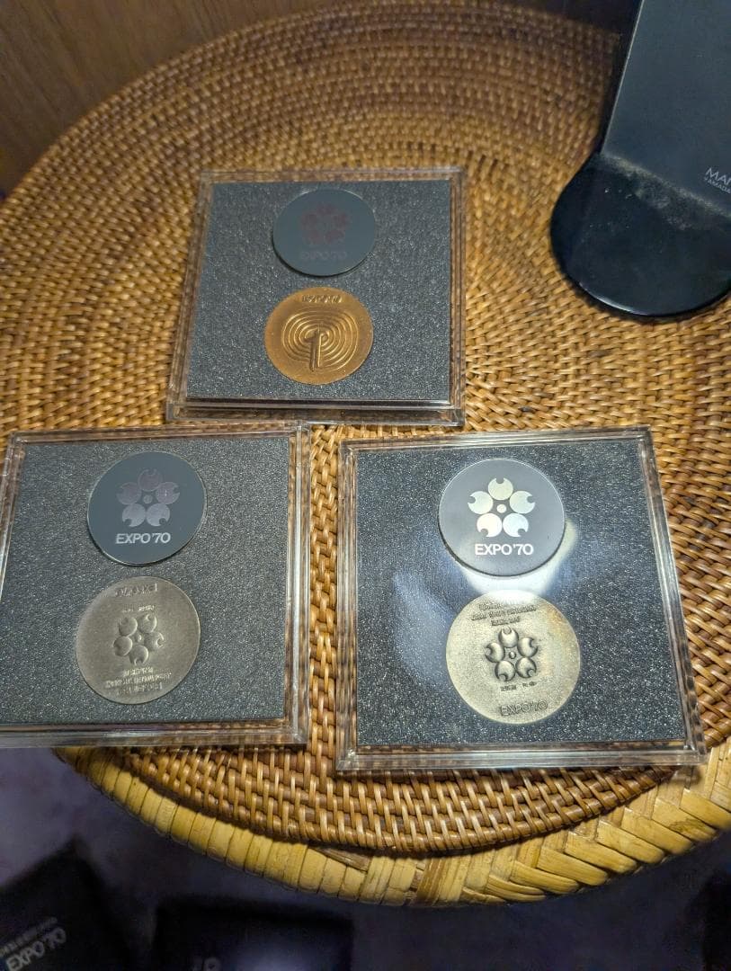 EXPO 70 .記念メダル.銀2個.銅1個まとめ.大阪万博