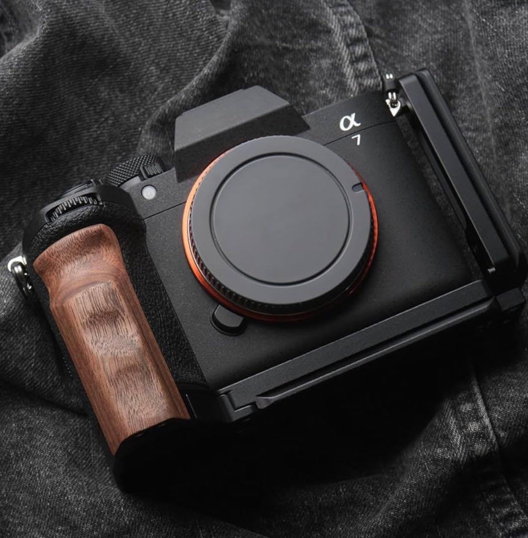 【新品・未開封】Sonyソニーa7v L型クイックリリースプレート　高級天然木