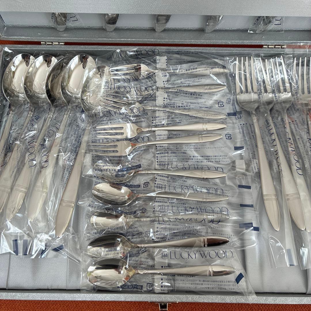 LUCKY WOOD カトラリーセット ソルテア ディナーセット〈25本セット〉