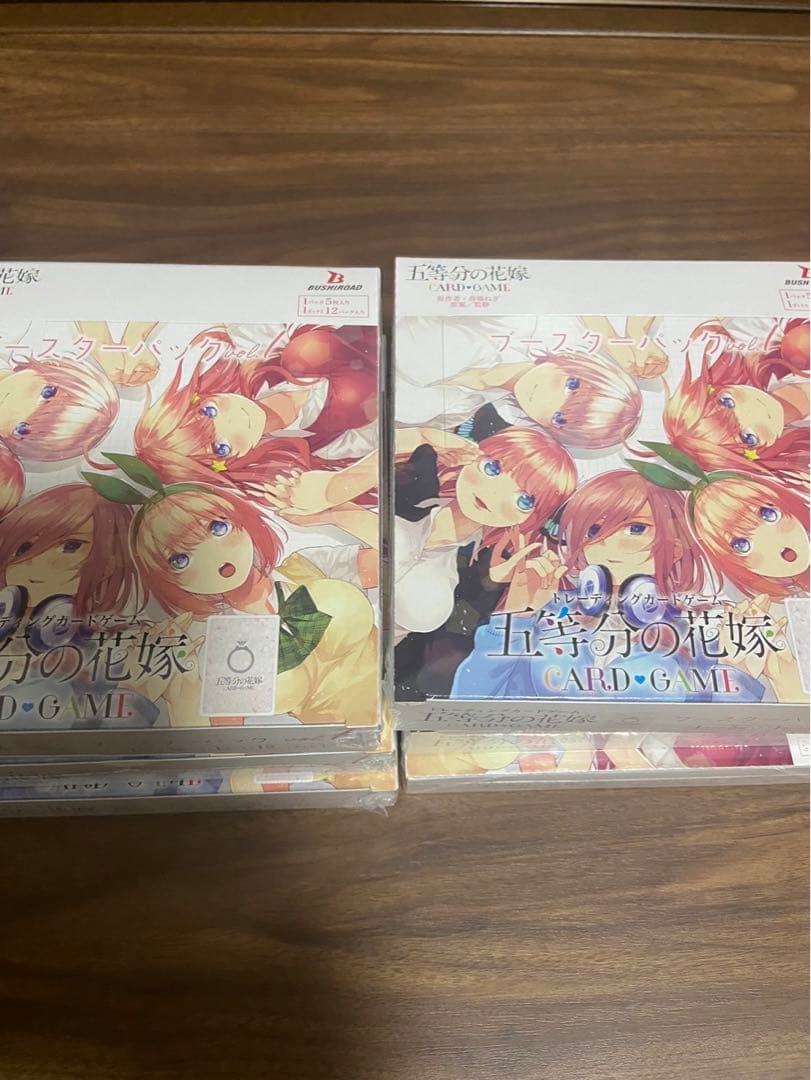 五等分の花嫁 カードゲーム ブースターパックvol.1 BOX×6